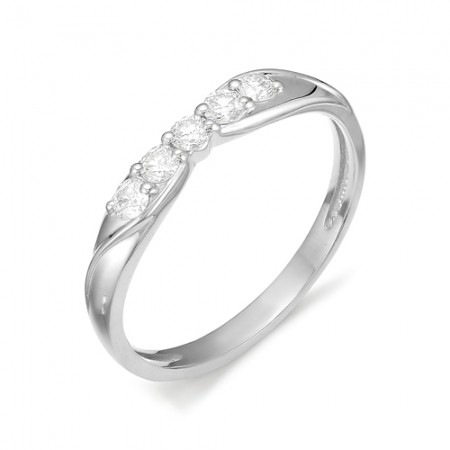11774-200 кольцо из белого золота с бриллиантами