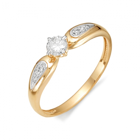11815-100 золотое кольцо с бриллиантами