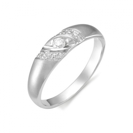 11665-Б00 кольцо из белого золота с бриллиантами