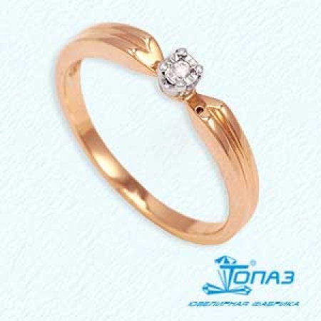 Т13561416 золотое кольцо с бриллиантом