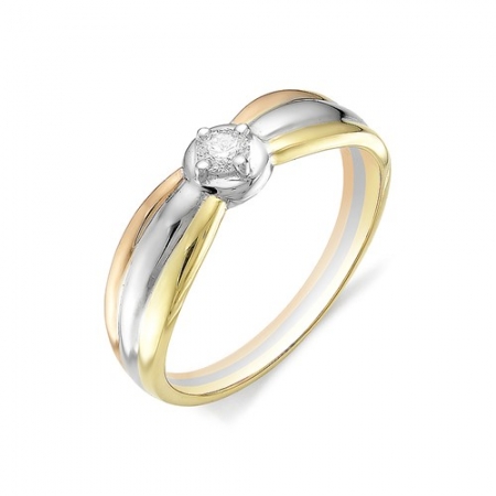 11903-800 золотое кольцо с бриллиантами
