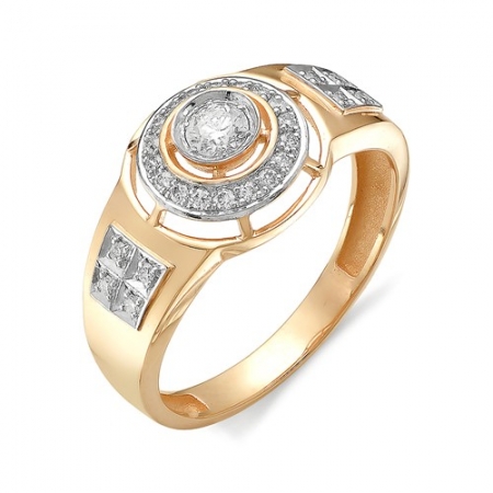 11937-100 золотое кольцо с бриллиантами