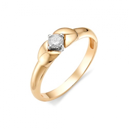 11921-100 золотое кольцо с бриллиантами