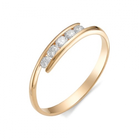 11795-100 золотое кольцо с бриллиантами