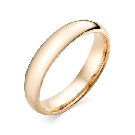1-00082 золотое обручальное кольцо без камней