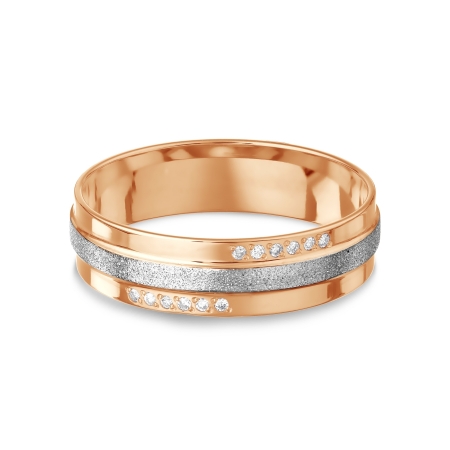 Т141619015 золотое обручальное кольцо с бриллиантами
