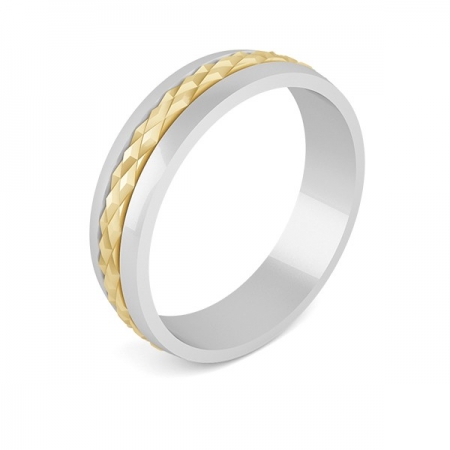 Костромской ювелирный завод Обручальное кольцо из белого золота