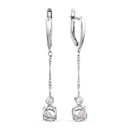 Серьги с Swarovski Zirconia