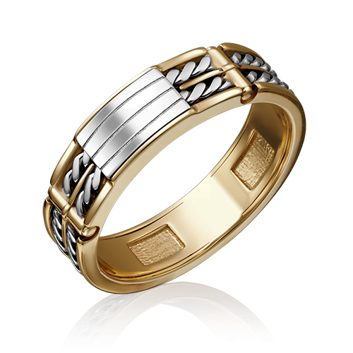 Мужское золотое кольцо без камней