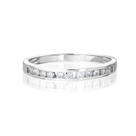 Т301016614 кольцо из белого золота с бриллиантами