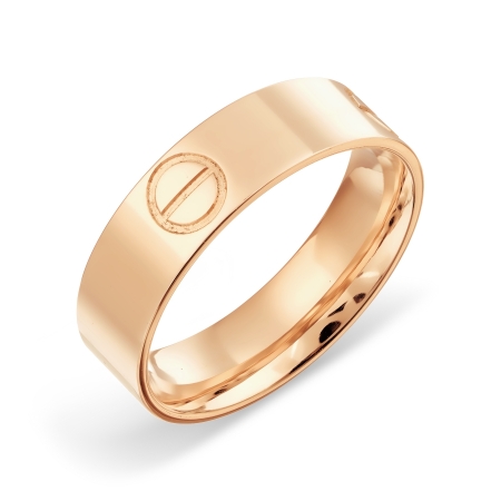 Т100013965 золотое кольцо обручальное