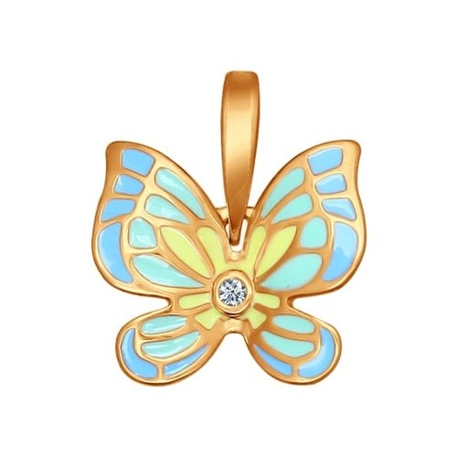 SOKOLOV Кулон бабочка c эмалью