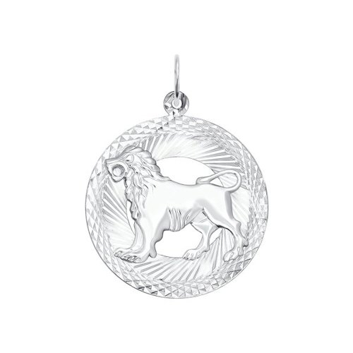 SOKOLOV Подвеска знак зодиака из серебра с алмазной гранью