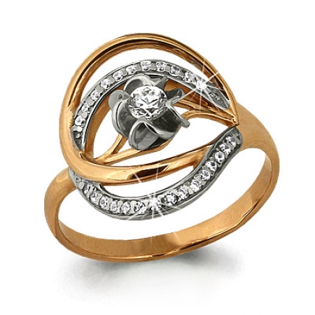 Ювелирная компания «ТИТУЛ» Золотое кольцо с бриллиантом