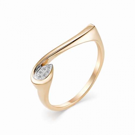 12738-100* женское золотое кольцо с бриллиантом