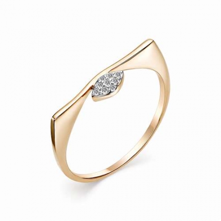 Женское золотое кольцо с бриллиантом