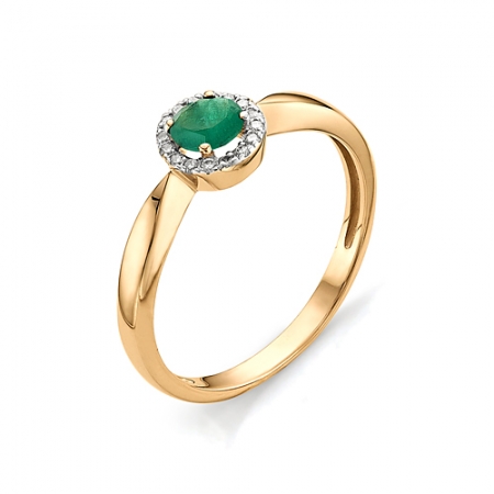 12865-101 женское золотое кольцо с бриллиантом