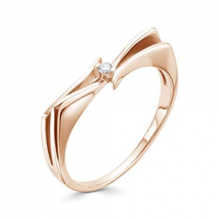 12740-100 женское золотое кольцо с бриллиантом