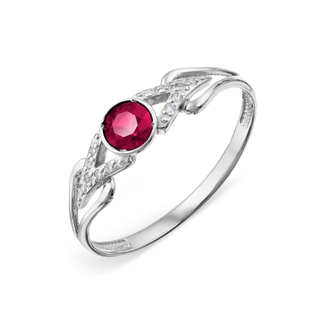 Т301018287-01 кольцо с рубином и бриллиантами