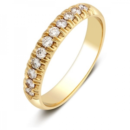Ювелирная компания «ТИТУЛ» Обручальное кольцо из золота с бриллиантами