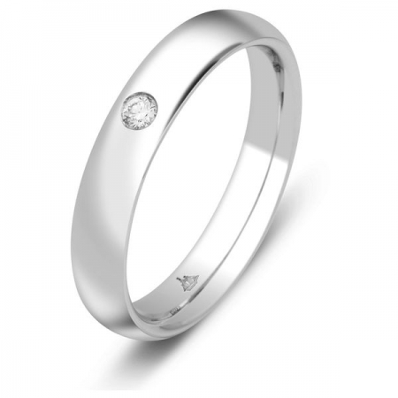 Ювелирная компания «ТИТУЛ» Обручальное кольцо из золота с бриллиантом