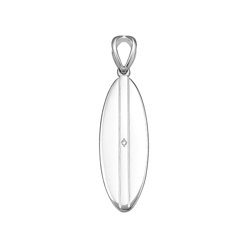 Ювелирная компания «Ювелирные традиции» Подвеска из серебра с бриллиантом