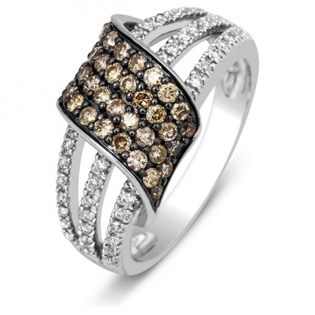 Ювелирная компания «ТИТУЛ» Кольцо из белого золота с бриллиантами