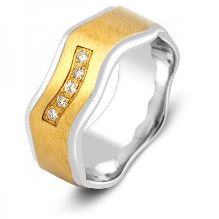 Ювелирная компания «ТИТУЛ» Обручальное кольцо с бриллиантами