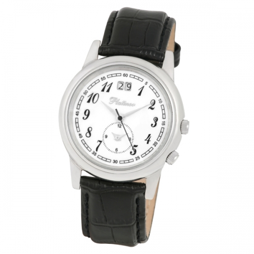 Часовой завод Чайка Мужские серебряные часы «Алекс»