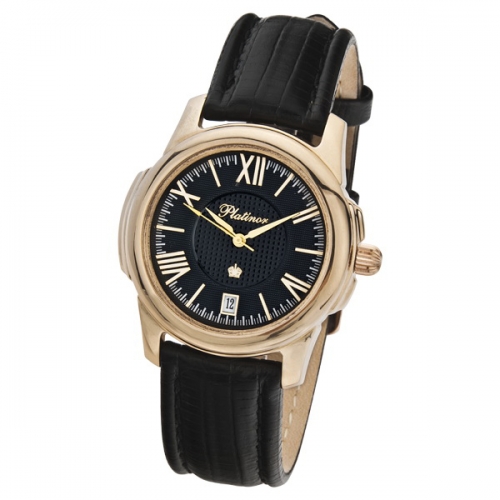 Часовой завод Чайка Мужские золотые часы «Монако»