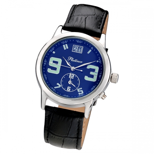 Часовой завод Чайка Мужские серебряные часы «Сальвадор 3»