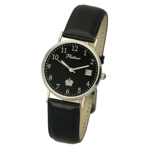 Часовой завод Чайка Мужские серебряные часы «Горизонт»