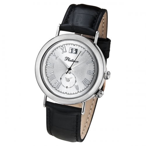 Мужские серебряные часы Platinor коллекции «Шанс»