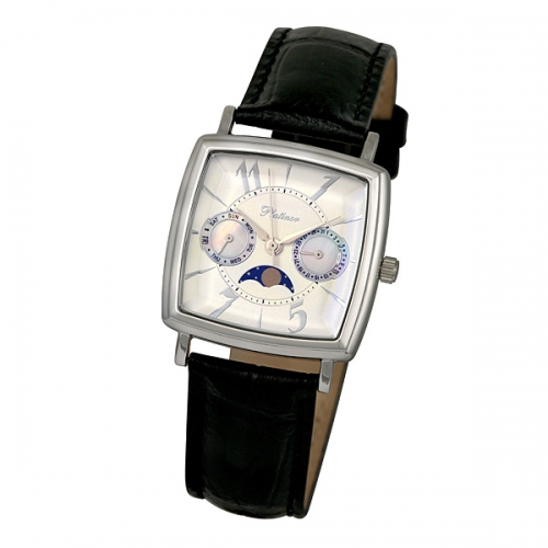 Часовой завод Чайка Мужские серебряные часы «Бриз»
