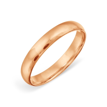 Ювелирный завод Топаз Обручальное золотое кольцо без камней