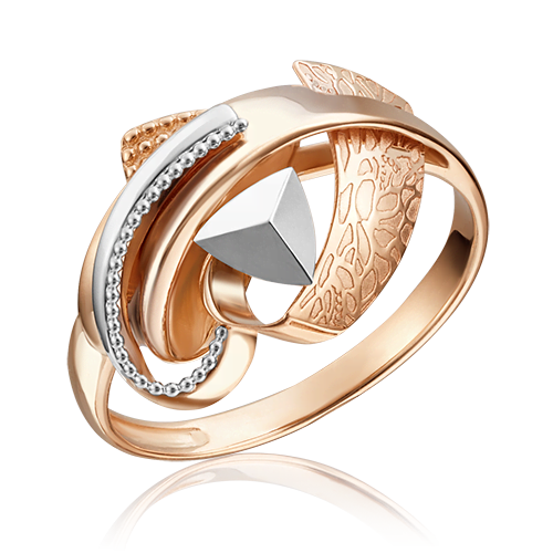 Золотое кольцо с лазерной гравировкой