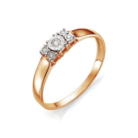 Т145613422 золотое кольцо с бриллиантами