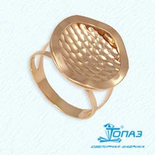 Ювелирный завод Топаз Золотое кольцо без камней