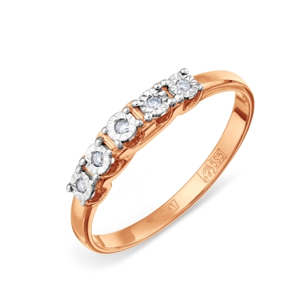 Т145612630 золотое кольцо с бриллиантами