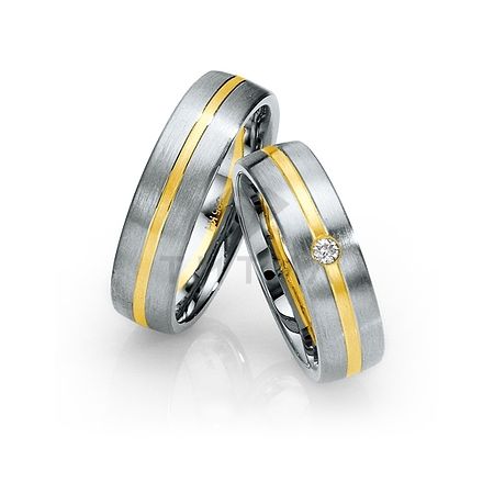 Т-28606 золотые парные обручальные кольца (ширина 6 мм.) (цена за пару)