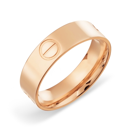 Т100013975 золотое кольцо обручальное