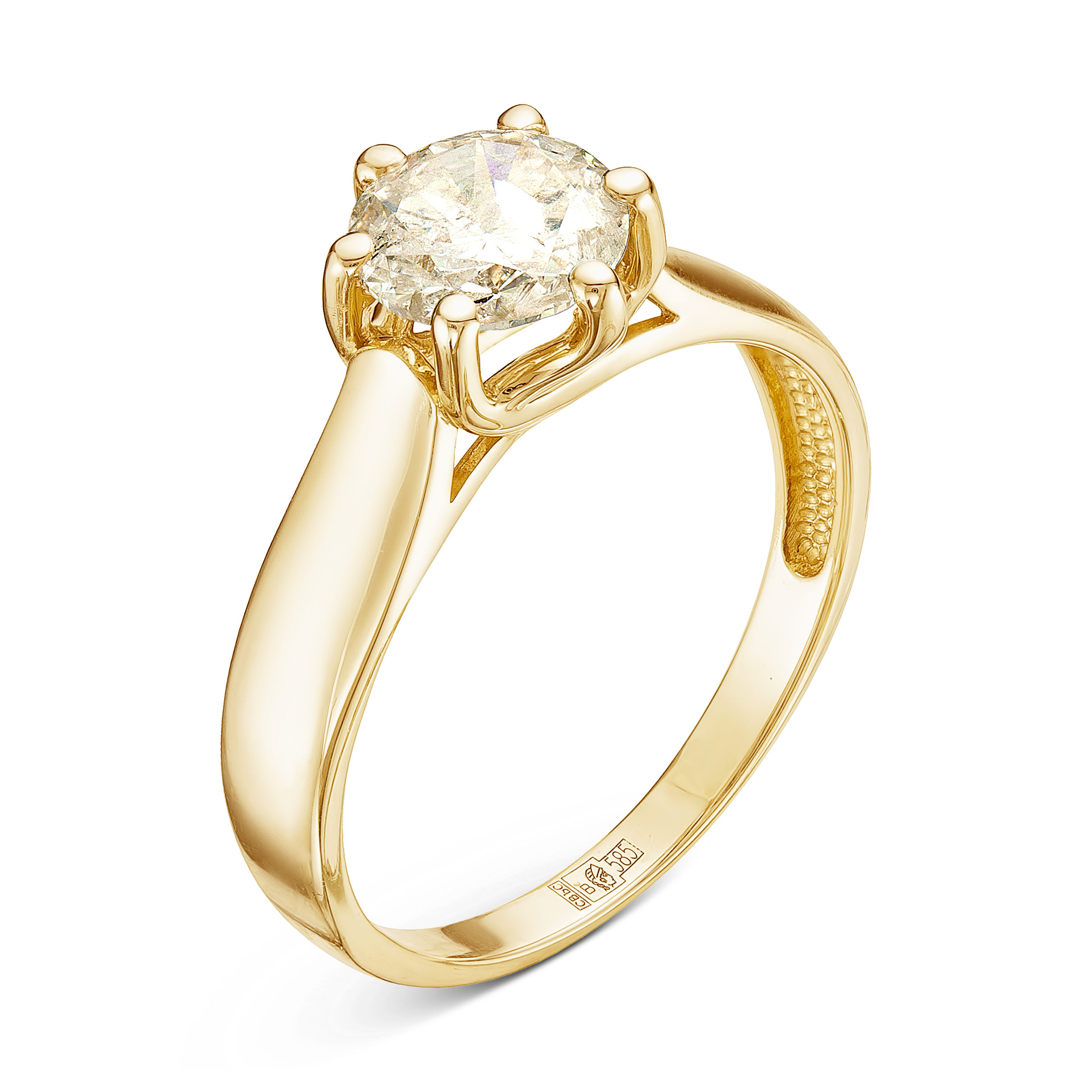 Ювелирные кольца из золота с бриллиантами