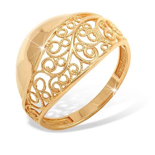 Ажурные золотые кольца. Кольцо золото 585 скань. Ажурное золотое кольцо в 585. Филигрань золото 585. Кольцо к7387912 ЮВЕЛИРПРОМБИЗНЕС золотое.