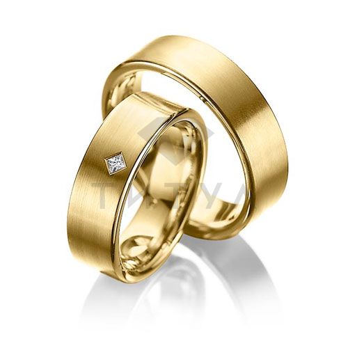 Золотые обручальные кольца для нее и для него