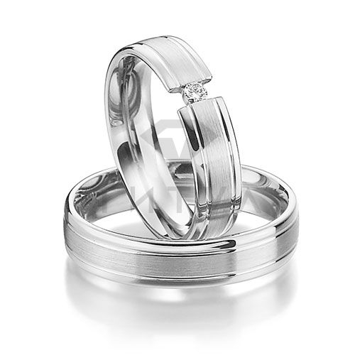 Т-37296 золотые парные обручальные кольца (цена за пару)