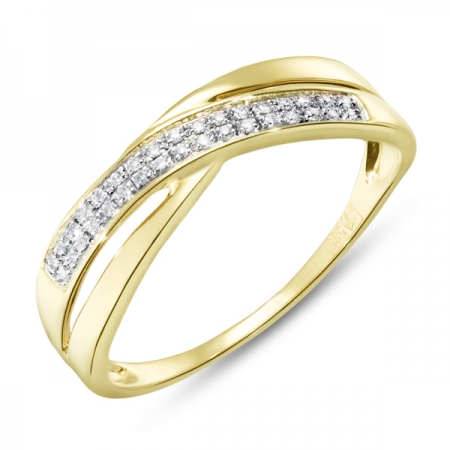 Ювелирная компания «ТИТУЛ» Золотое кольцо c бриллиантами