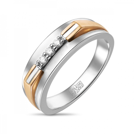 Золотое кольцо c бриллиантами