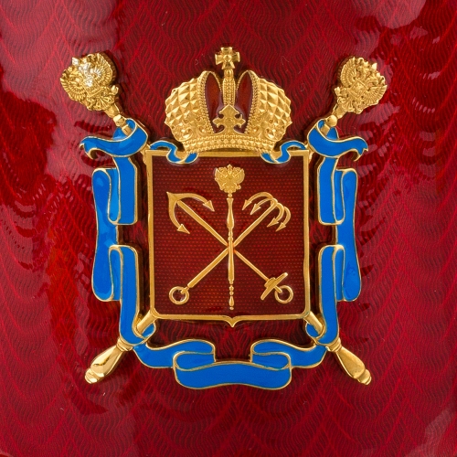 Подстаканник с гербом Санкт-Петербурга