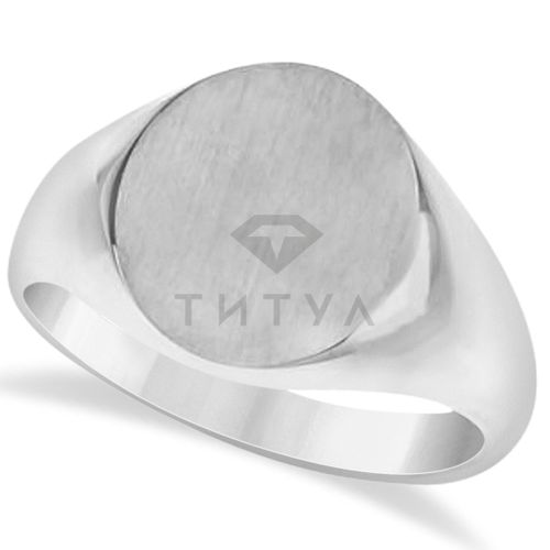 Ювелирная компания «ТИТУЛ» Кольцо из белого золота без камней