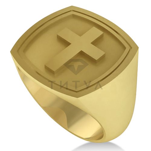 Ювелирная компания «ТИТУЛ» Кольцо из желтого золота без камней
